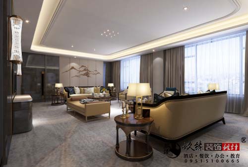 银川酒店设计效果图|镹臻设计
