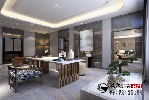 银川酒店设计效果图|镹臻设计