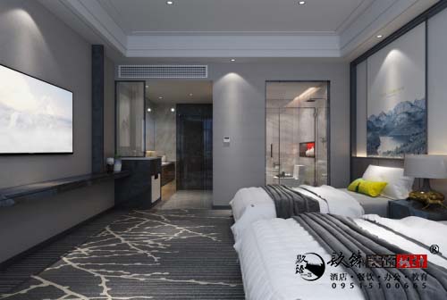银川酒店设计效果图|镹臻设计