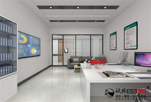 银川办公设计效果图|镹臻设计