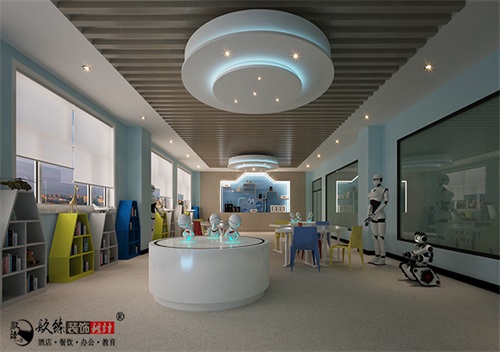 银川学校教室设计效果图|镹臻设计