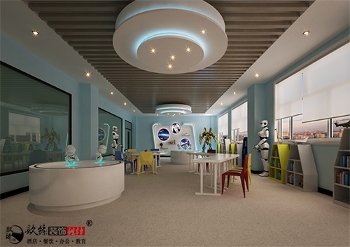 银川学校教室设计效果图|镹臻设计
