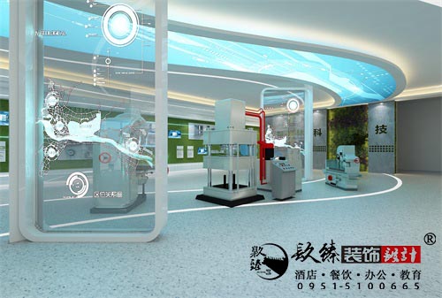 银川展厅设计效果图|镹臻设计