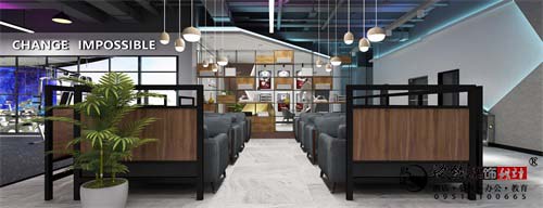 银川健身会所设计效果图|镹臻设计