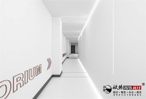 银川健身会所设计效果图|镹臻设计