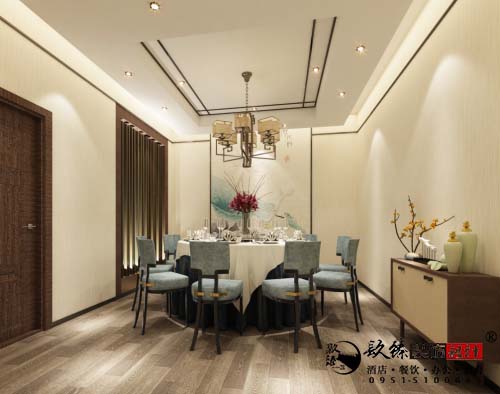 银川餐厅设计效果图|镹臻设计