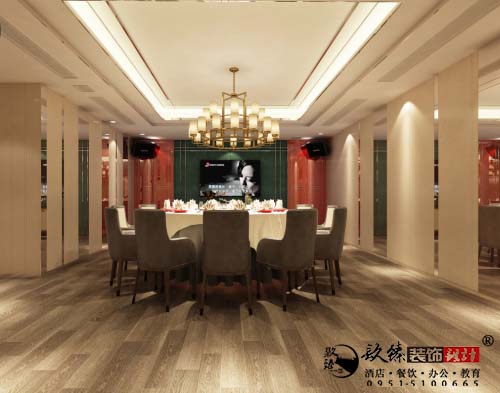 银川餐厅设计效果图|镹臻设计