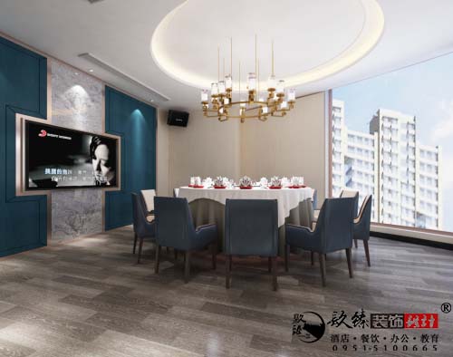 银川餐厅设计效果图|镹臻设计