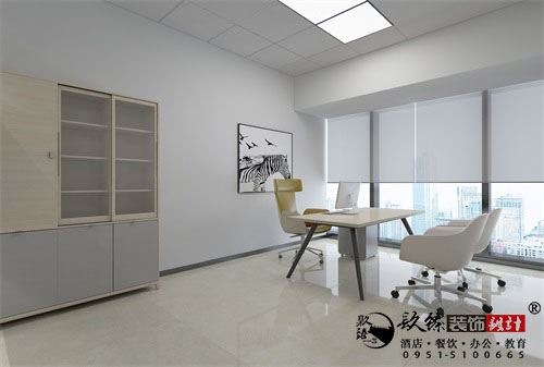 银川办公设计效果图|镹臻设计