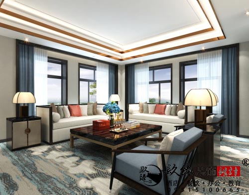 银川酒店设计效果图|镹臻设计