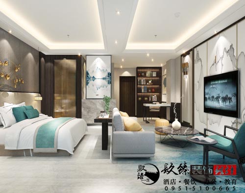 银川酒店设计效果图|镹臻设计