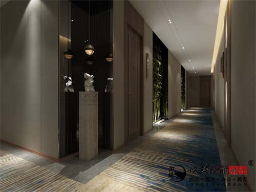 银川酒店装修设计效果图|镹臻设计
