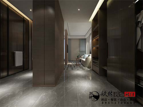 银川酒店装修设计效果图|镹臻设计