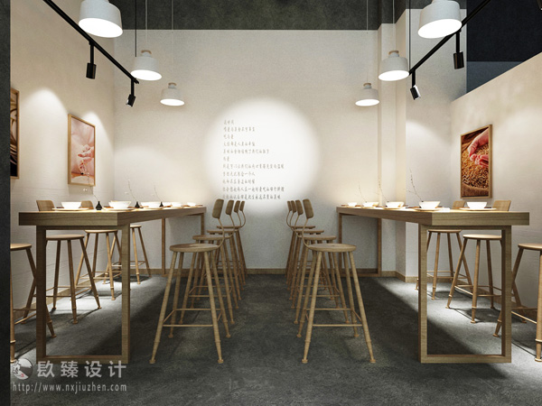 银川奶茶店装修设计|镹臻装饰