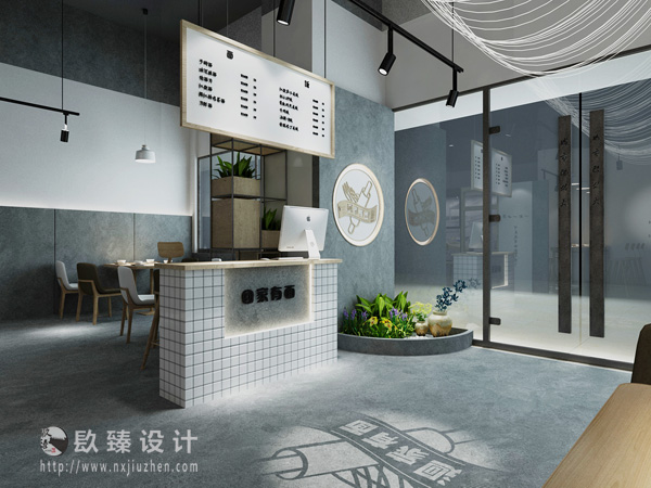 银川奶茶店装修设计|镹臻装饰
