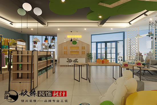 奇妙的童话之旅，银川母婴店装修设计案例分
