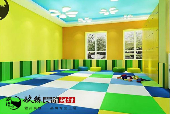 银川幼儿园装修|宝迪乐儿童中心让孩子们快乐地学习