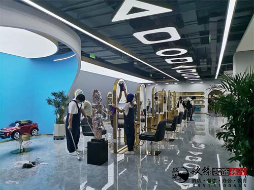 [prov_or_city]理发店设计效果图|镹臻设计