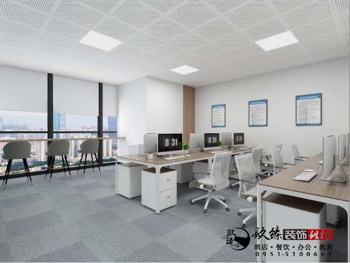 [prov_or_city]办公室设计效果图|镹臻设计