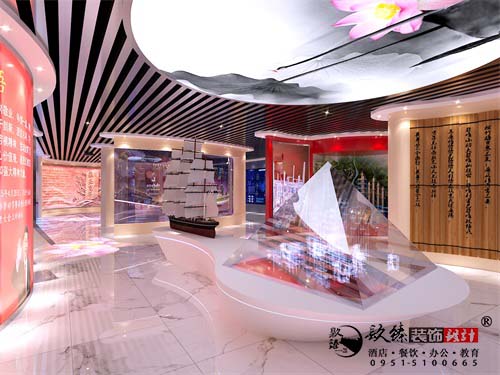 银川展厅设计效果图|镹臻设计