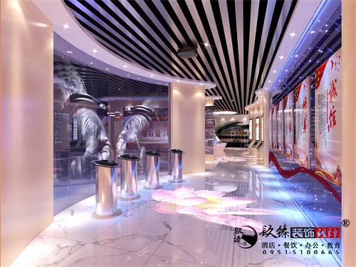 银川展厅设计效果图|镹臻设计