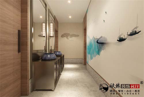 银川餐厅设计效果图|镹臻设计