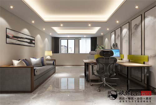 银川办公设计效果图|镹臻设计