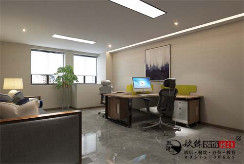 银川办公设计效果图|镹臻设计