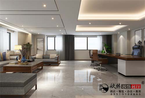 银川办公设计效果图|镹臻设计