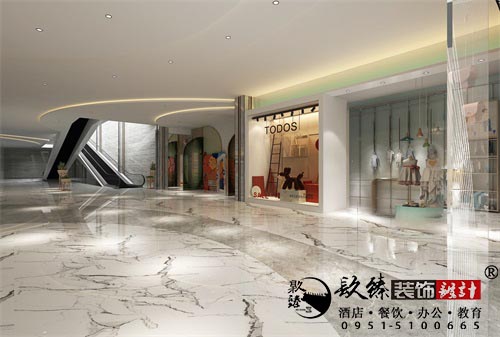 银川商场设计效果图|镹臻设计