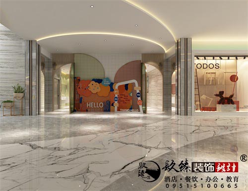 银川商场设计效果图|镹臻设计