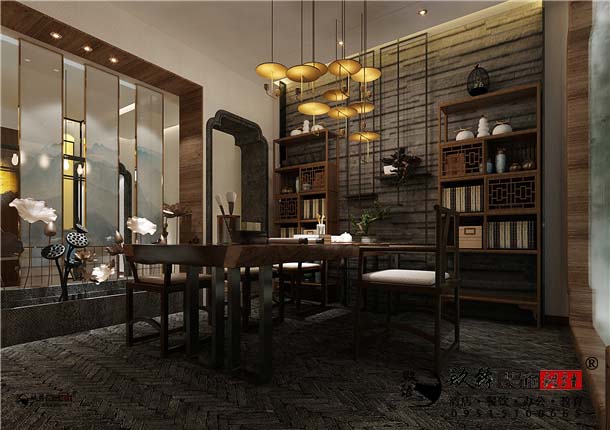 银川休闲会所设计效果图|镹臻设计
