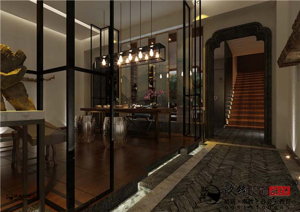 银川休闲会所设计效果图|镹臻设计