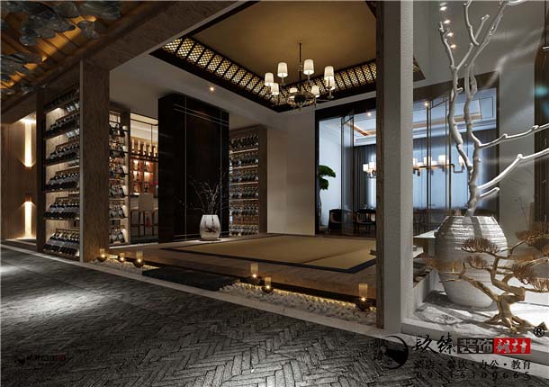 银川休闲会所设计效果图|镹臻设计