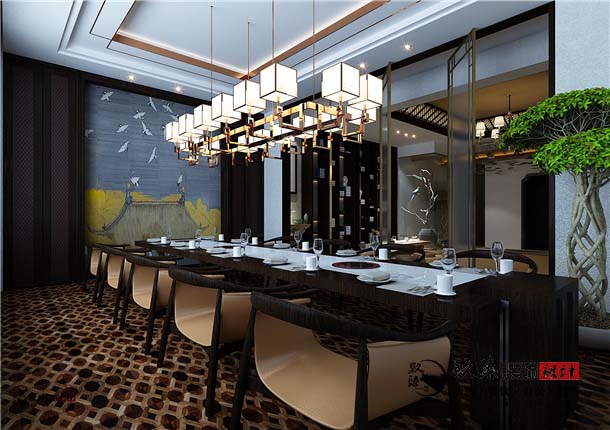 银川休闲会所设计效果图|镹臻设计