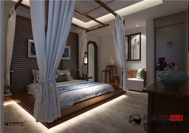 银川休闲会所设计效果图|镹臻设计