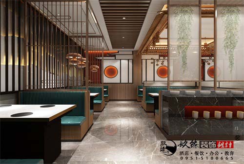 银川火锅店设计效果图|镹臻设计