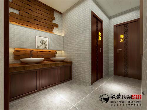 银川餐厅设计效果图|镹臻设计