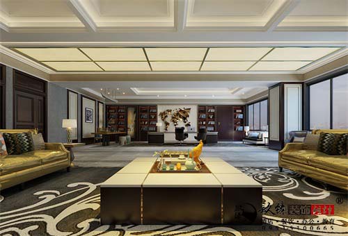 银川办公楼设计效果图|镹臻设计