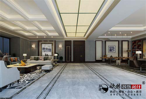 银川办公楼设计效果图|镹臻设计