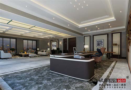 银川办公楼设计效果图|镹臻设计