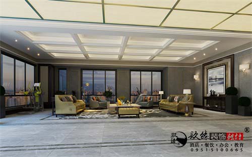 银川办公楼设计效果图|镹臻设计