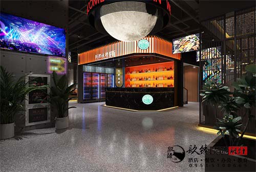 银川烧烤音乐餐厅设计效果图|镹臻设计