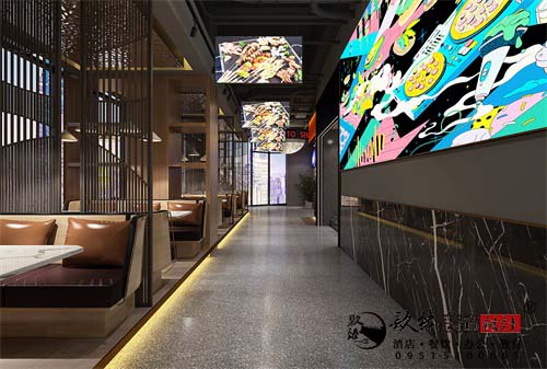 银川烧烤音乐餐厅设计效果图|镹臻设计