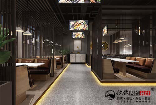 银川烧烤音乐餐厅设计效果图|镹臻设计