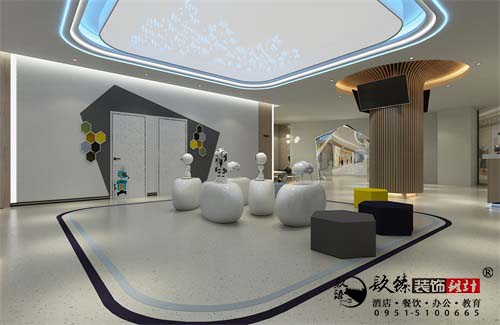 银川教育中心设计效果图|镹臻设计