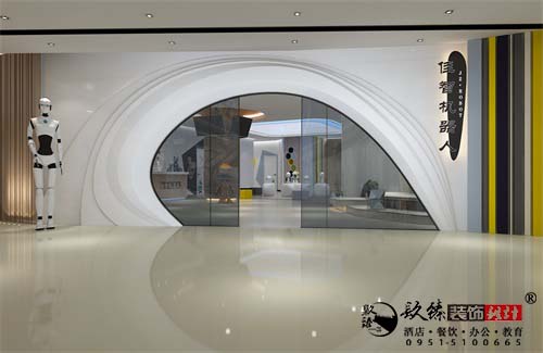 银川教育中心设计效果图|镹臻设计