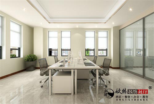 银川办公设计效果图|镹臻设计