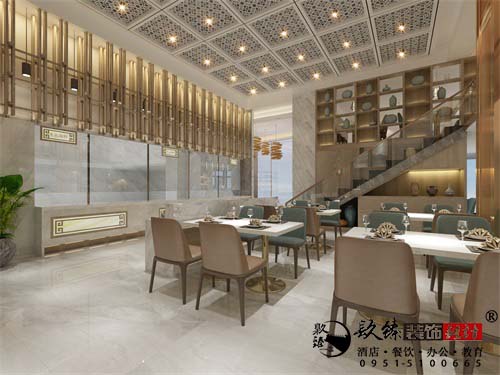 银川餐厅设计效果图|镹臻设计