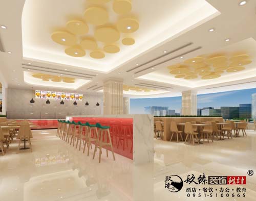 银川干锅店设计效果图|镹臻设计